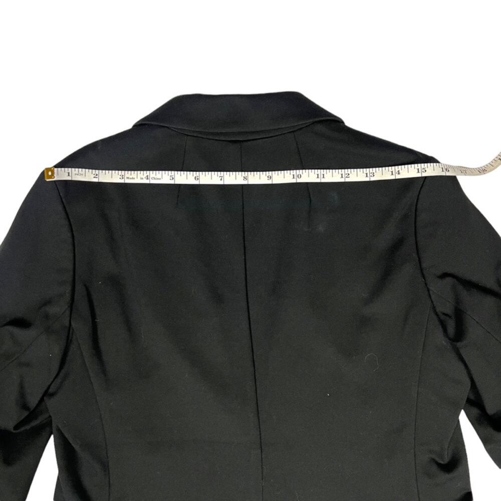 Gap Blazer Jacket Classic Solid Black Jack Single… - image 7